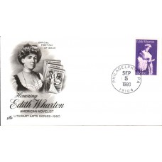 #1832 Edith Wharton Artcraft FDC