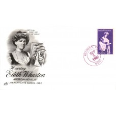 #1832 Edith Wharton Artcraft FDC