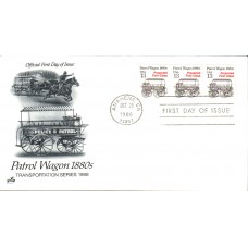 #2258 Patrol Wagon 1880s PNC Artcraft FDC