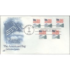 #2280a Flag over Yosemite Combo PNC Artcraft FDC