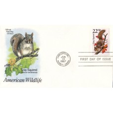 #2295 Gray Squirrel Artcraft FDC