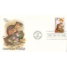 #2297 Eastern Chipmunk Artcraft FDC