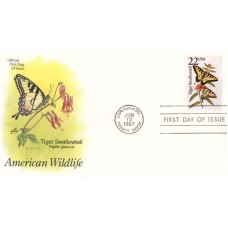 #2300 Tiger Swallowtail Butterfly Artcraft FDC