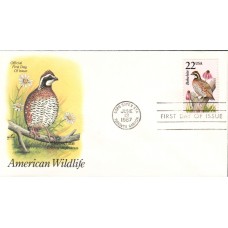 #2301 Bobwhite Quail Artcraft FDC