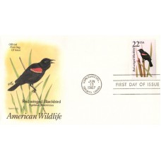 #2303 Red-winged Blackbird Artcraft FDC