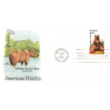 #2310 Alaskan Brown Bear Artcraft FDC