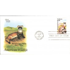 #2333 Black-footed Ferret Artcraft FDC