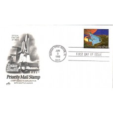 #2543 Futuristic Space Shuttle Artcraft FDC