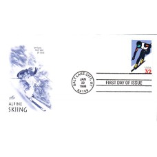 #3180 Alpine Skiing Artcraft FDC