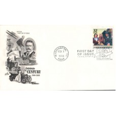 #3182i Immigrants Arrive - Ellis Island Artcraft FDC