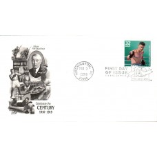 #3183m Jack Dempsey Artcraft FDC