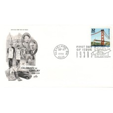 #3185l Golden Gate Bridge Artcraft FDC