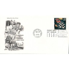 #3187n Stock Car Racing Artcraft FDC