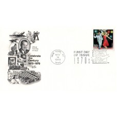 #3189d Disco Music Artcraft FDC