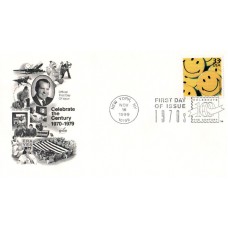 #3189m Smiley Face Artcraft FDC