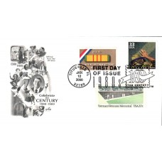 #3190g Vietnam Veterans Memorial Combo Artcraft FDC