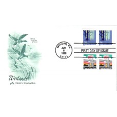 #3207-08 Wetlands - Diner Artcraft FDC