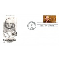 #3221 Stephen Vincent Benet Artcraft FDC