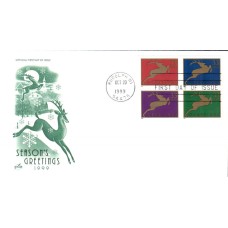 #3360-63 Deer Artcraft FDC