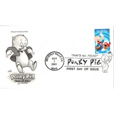 #3534 Porky Pig Artcraft FDC