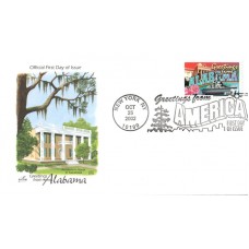 #3696 Greetings From Alabama Artcraft FDC