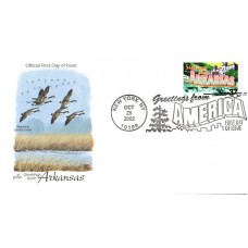 #3699 Greetings From Arkansas Artcraft FDC