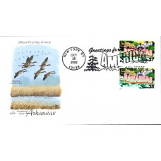 #3699 Greetings From Arkansas Combo Artcraft FDC