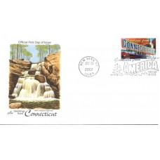 #3702 Greetings From Connecticut Artcraft FDC