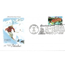 #3707 Greetings From Idaho Artcraft FDC