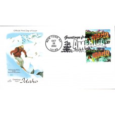 #3707 Greetings From Idaho Combo Artcraft FDC