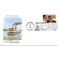 #3719 Greetings From Mississippi Artcraft FDC