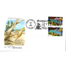 #3723 Greetings From Nevada Combo Artcraft FDC