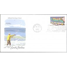 #3735 Greetings From South Carolina Artcraft FDC