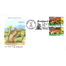 #3738 Greetings From Texas Combo Artcraft FDC