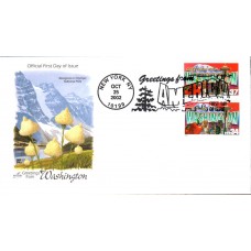 #3742 Greetings From Washington Combo Artcraft FDC