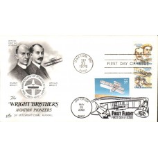 #3783 Wright Brothers First Flight Dual Artcraft FDC