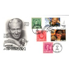 #3905 Yip Harburg Combo Artcraft FDC