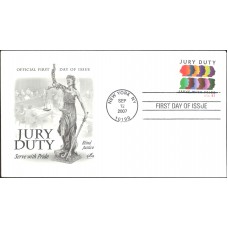 #4200 Jury Duty Artcraft FDC