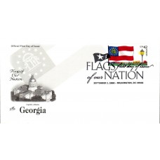 #4285 FOON: Georgia Flag Artcraft FDC