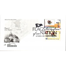 #4289 FOON: Illinois Flag Combo Artcraft FDC