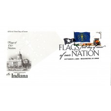 #4290 FOON: Indiana Flag Artcraft FDC