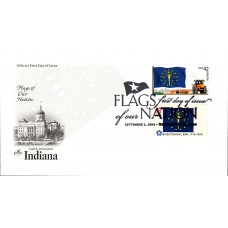 #4290 FOON: Indiana Flag Combo Artcraft FDC