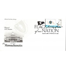 #4297 FOON: Massachusetts Flag Artcraft FDC