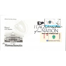 #4297 FOON: Massachusetts Flag Combo Artcraft FDC