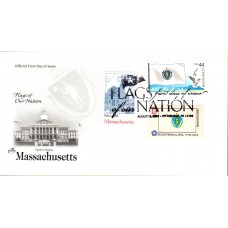 #4297 FOON: Massachusetts Flag Combo Artcraft FDC