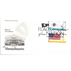 #4297 FOON: Massachusetts Flag Combo Artcraft FDC