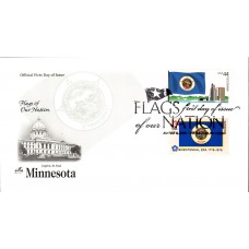 #4299 FOON: Minnesota Flag Combo Artcraft FDC