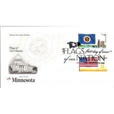 #4299 FOON: Minnesota Flag Combo Artcraft FDC