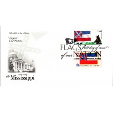 #4300 FOON: Mississippi Flag Combo Artcraft FDC