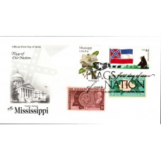 #4300 FOON: Mississippi Flag Combo Artcraft FDC